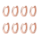 4 Pairs Clear Cubic Zirconia Hoop Earring(EJEW-NB0001-11RG)-1
