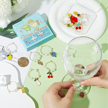 Alloy Enamel Wine Glass Charms(AJEW-SC0002-10)-3