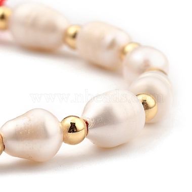 Bracelets de perles tressées en fil de nylon ajustable(BJEW-JB05382-01)-2