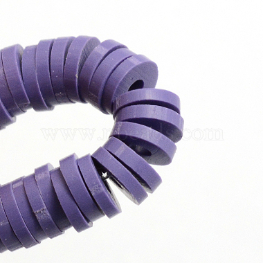 Handmade Polymer Clay Heishi Beads(X-CLAY-R067-8.0mm-03)-2