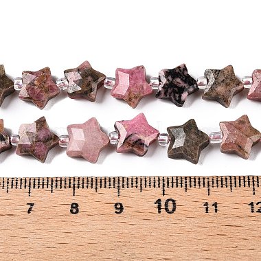 rhodonite naturales hebras de cuentas(G-T138-192)-5