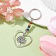 Heart Alloy Pendant Keychain(KEYC-JKC00626-03)-2