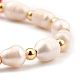 Bracelets de perles tressées en fil de nylon ajustable(BJEW-JB05382-01)-2