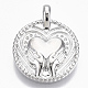 Pendentifs en laiton(KK-N232-15P-NF)-1