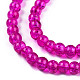 Chapelets de perles en verre craquelé(X-CCG-Q001-4mm-08)-2