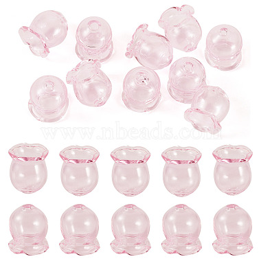 10Pcs Glass Bead Caps for Wind Chimes Making(GLAA-BY0001-05E)-1