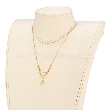 Brass Micro Pave Clear Cubic Zirconia Pendant Necklace(NJEW-JN03112-01)-5