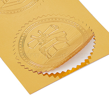 самоклеящиеся наклейки с тиснением золотой фольгой(DIY-WH0211-103)-4