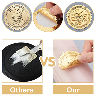 Self Adhesive Gold Foil Embossed Stickers(DIY-WH0211-237)-3