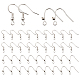 PandaHall Elite 40Pcs 2 Style Brass Earring Hooks(KK-PH0002-71)-1