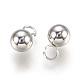 201 Stainless Steel Sphere Charms(STAS-F175-09P)-1