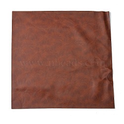 PVC Leather Fabric, Leather Repair Patch, for Sofas, Couch, Furniture, Drivers Seat, Rectangle, Brown, 30x30cm(DIY-WH0199-69-07)