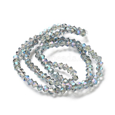 1 Strand Faceted Bicone Full Plated Glass Beads Strands(X-EGLA-J026-3mm-F10)-4
