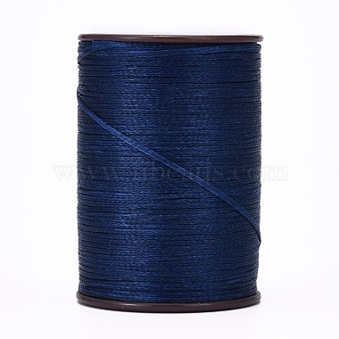 0.8mm Marine Blue Waxed Polyester Cord Thread & Cord