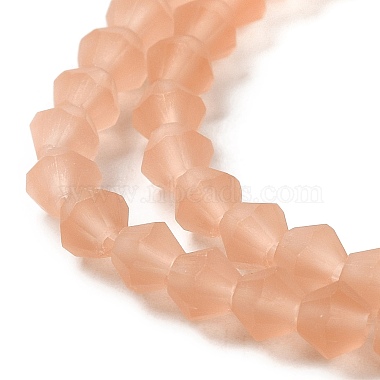 Imitez des brins de perles de verre dépoli en cristal autrichien(GLAA-F029-TM2mm-B15)-3