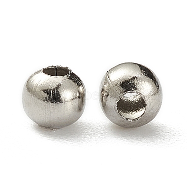 304 Stainless Steel Hollow Round Seamed Beads(STAS-R032-3mm)-2