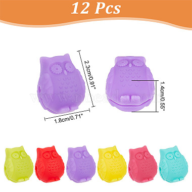 2 Sets 12Pcs Silicone Wine Glass Charms(AJEW-NB0005-69)-2