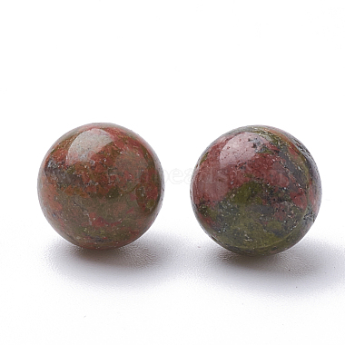 Natural Unakite Beads(G-S289-03-10mm)-2