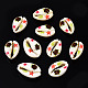 Printed Natural Cowrie Shell Beads(SSHEL-N032-30)-1