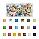 Beadthoven 190Stk. 19 Farben DIY Glascabochons(GGLA-BT0001-02)-2