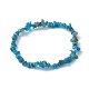 Bracelets extensibles en perles d'apatite naturelle pour femmes(BJEW-JB10046-10)-1