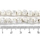 brins de perles de pierre de lave naturelle galvanisées(G-H303-A10-S01)-4