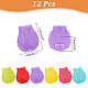 2 Sets 12Pcs Silicone Wine Glass Charms(AJEW-NB0005-69)-2