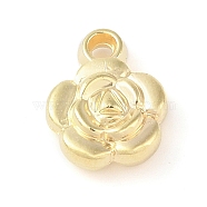 CCB Plastic Pendants, Flower, Golden, 19.5x15.5x6mm, Hole: 3mm(FIND-U003-04G)