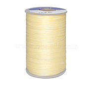 Waxed Polyester Cord, 6-Ply, Bisque, 0.55mm, about 38.27 yards(35m)/roll(YC-E006-0.55mm-A02)