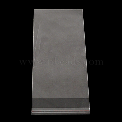 Rectangle OPP Cellophane Bags, Clear, 24x7cm, Unilateral Thickness: 0.035mm, Inner Measure: 21x7cm(X-OPC-R012-85)