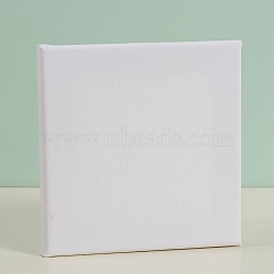 Painting Cotton Panels, with Board Core, for Acrylic, Oil Drawing, Square, White, 15x14.8x1.6cm(DIY-G019-13A)