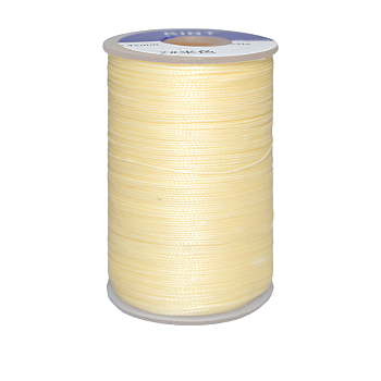 Waxed Polyester Cord, 6-Ply, Bisque, 0.55mm, about 38.27 yards(35m)/roll