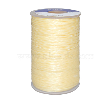 0.55mm Bisque Waxed Polyester Cord Thread & Cord