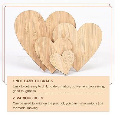 Olycraft Heart Shaped Wooden Boards for Painting(AJEW-OC0001-94)-4