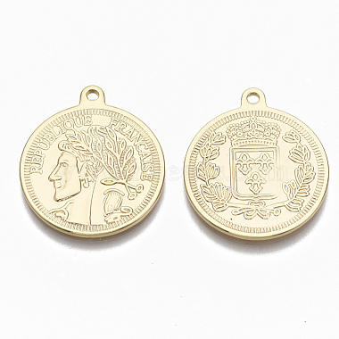 Pendentifs de monnaie en laiton(KK-R132-084-NF)-2