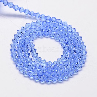 Imitate Austrian Crystal Bicone Glass Beads Strands(GLAA-F029-4x4mm-09)-2