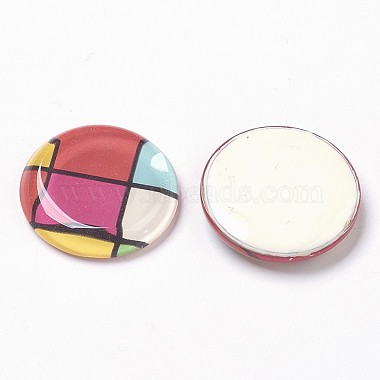 DIY Mixed Half Round/Dome Tempered Glass Dome Cabochons Cameo Setting Trays(X-GGLA-33D-M)-2