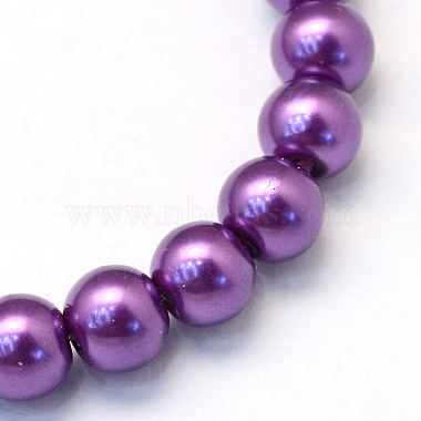 Baking Painted Glass Pearl Bead Strands(HY-Q003-3mm-37)-2