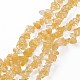 Chapelets de perles de citrine naturelle(G-L555-06)-1