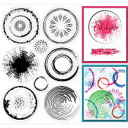 Custom PVC Plastic Clear Stamps, for DIY Scrapbooking, Photo Album Decorative, Cards Making, Round, 160x110x3mm(DIY-WH0448-0135)