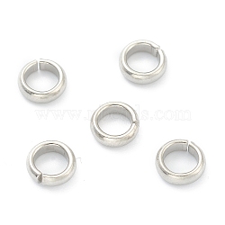 304 Stainless Steel Quick Link Connectors, Ring, Stainless Steel Color, 6x2mm, Inner Diameter: 4mm(STAS-P275-M01-P)