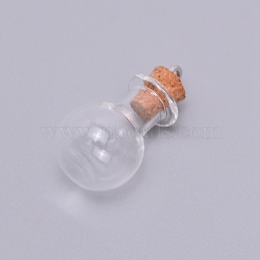 verre vide souhaitant des pendentifs de bouteille(GLAA-WH0025-07)-2