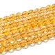 Natural Citrine Beads Strands(G-E326-10mm-01)-1