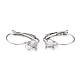 Tarnish Resistant 304 Stainless Steel Leverback Earring Settings(STAS-B003-07P)-3