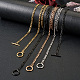 8Pcs 8 Style 304 Stainless Steel Figaro Chains Necklaces and Bracelets(SJEW-YS0001-02)-6