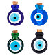 4Pcs 4 Colors Handmade Lampwork Perfume Bottle Pendants(LAMP-FH0001-02)-1