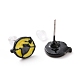 Alloy Flat Round Stud Earrings with Steel Pin(EJEW-E143-13)-2