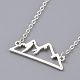 304 Stainless Steel Alps Pendant Necklaces(X-NJEW-Z001-01S)-4