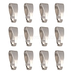 Platinum Brass Snap on Bails, for Pendants, 7x3x3mm, Hole: 6x2mm(X-KK-M029-02P)