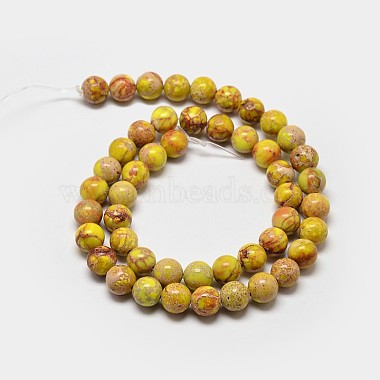 Round Natural Imperial Jasper Beads(G-I122-6mm-02)-5